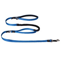 Rogz Control Shock Absorbing Bungee Dog Lead Blue - 2 Sizes image