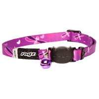 Rogz Kiddycat Safeloc Polyester Cat Collar Dragonfly - 2 Sizes image