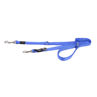 Rogz Multi-Lead Stop-Pull Reflective Dog Lead Blue - 3 Sizes image