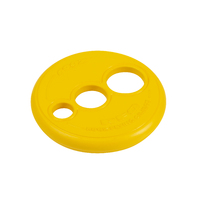 Rogz RFO Frisbee Disc Interactive Dog Fetch Toy Yellow - 2 Sizes image