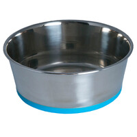 Rogz Slurp Stainless Steel Non-Skid Dog Bowl Blue - 4 Sizes image