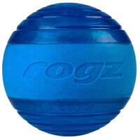 Rogz Squeekz Ball Interactive Play Dog Squeaker Toy - 5 Colours image
