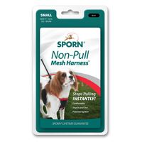 Sporn Mesh Non-Pull Nylon Dog Harness Black - 3 Sizes image
