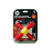 Tasty Bone Nylon Quattro Bone Hoisin Duck Dog Chew Toy - 2 Sizes image