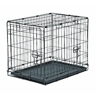 New World Clean Skin Double Door Folding Dog Crate - 5 Sizes image
