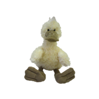 MasterPet Cuddlies Fluffy Duck Dog Squeaker Toy - 2 Sizes image