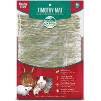 Oxbow Timothy Club Hand-Woven Mat for Small Animals - 2 Sizes image