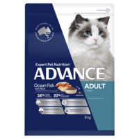 Advance Adult 1+ Dry Cat Food Ocean Fish w/ Rice - 2 Sizes image