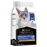 Pro Plan Adult Indoor Hairball Control Dry Cat Food Chicken Formula - 3 Sizes image