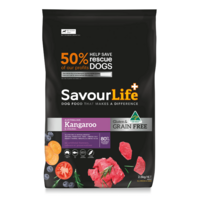 Savour Life Adult Grain Free Dry Dog Food Kangaroo & Chicken - 2 Sizes image