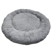 Prestige Pet Snuggle Buddies Calming Cuddler Plush Dog Bed Grey - 4 Sizes image