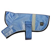 Zeez Dapper Waterproof Dog Coat Sky Blue Size - 10 Sizes image