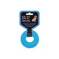 Scream Xtreme Treat Tyre Dog Chew Toy Loud Blue - 3 Sizes image