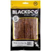 Blackdog Chicken Jerky Straps Natural Dog Chew Treats - 2 Sizes image
