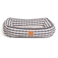 Mog & Bone Bolster Dog Bed Black White Mosaic - 3 Sizes image