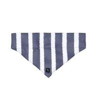 Mog & Bone Dog Bandana Dog Collar Accessory Charcoal Hamptons Stripe - 3 Sizes image