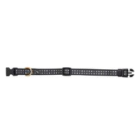 Mog & Bone Neoprene Durable Dog Collar Black Metallic Cross Print - 3 Sizes image