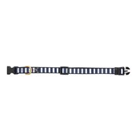 Mog & Bone Neoprene Durable Dog Collar Navy Hamptons Stripe Print - 3 Sizes image