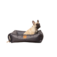 Mog & Bone Waterproof Bolster Dog Bed Charcoal - 3 Sizes image