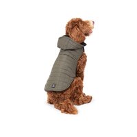 Mog & Bone Waterproof Dog Vest Puffer Jackets Green - 6 Sizes image