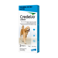 Credelio Ticks & Fleas Treatment Chewable Tablets for Dogs 22-45kg - 2 Sizes image