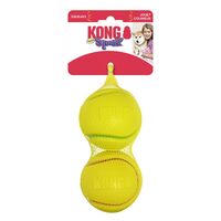 KONG Dog Squeezz® Tennis Toy Assorted - 2 Sizes image
