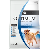 Optimum Adult All Breeds Dry Dog Food Chicken Vegetables & Rice - 2 Sizes image