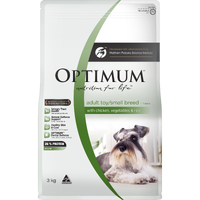 Optimum Adult Toy/Small Breed Dry Dog Food Chicken Vegetables & Rice - 2 Sizes image