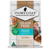 Ivory Coat Kitten Grain Free Dry Cat Food Ocean Fish & Salmon - 2 Sizes image