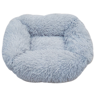 Prestige Pet Snuggle Pals Calming Rectangle Cuddler Pet Bed Grey - 5 Sizes image