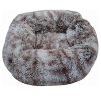 Prestige Pet Snuggle Pals Calming Rectangle Cuddler Pet Bed Ombre Brown -5 Sizes image