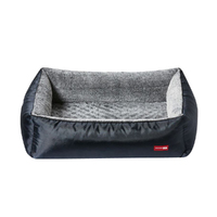 Snooza Calming Snuggler Non-Slip Faux Fur Plush Dog Bed Indigo - 3 Sizes image