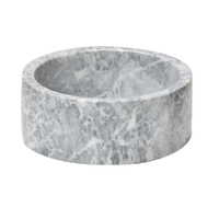 Snooza Marble Stone Chemical-Free Pet Dog Bowl Grey - 2 Sizes image