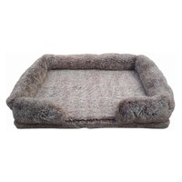 Prestige Pet Snuggle Pals Calming Foam Base Lounger Dog Bed Ombre Brown - 4 Sizes image