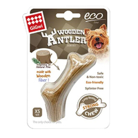 Gigwi Dog Chew Wooden Antler Dental Care Interactive Dog Toy - 4 Sizes image