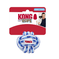 KONG Dog Rope Ball Puppy Assorted Toy - 2 Sizes image