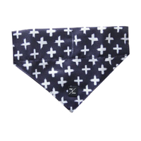 Mog & Bone Dog Bandana Pet Stylish Accessory Navy Cross - 3 Sizes image