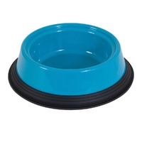 JW Pet Skid Stop Basic Plastic Rubber Base Pet Dog Bowl - 2 Sizes image