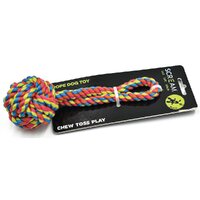 Scream Rope Fist Tug Interactive Pet Dog Toy Multicolour - 3 Sizes image