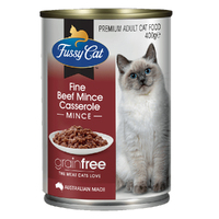 Fussy Cat Adult Grain Free Wet Cat Food 400g x 12 - 4 Flavours image