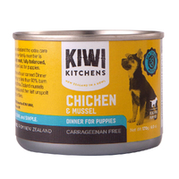 Kiwi Kitchens Chicken & Mussel Dinner Canned Food for Puppies - 2 Sizes image