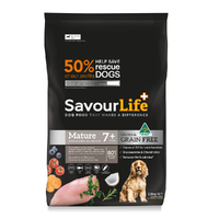 Savour Life Mature 7+ Grain Free Dry Dog Food with Chicken - 2 Sizes image