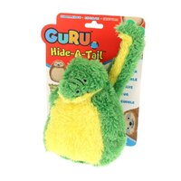 Guru Hide-A-Tail Alligator Plush Dog Squeaker Toy - 2 Sizes image