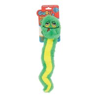 Guru Hide-A-Tail Green Snake Plush Dog Squeaker Toy - 3 Sizes image