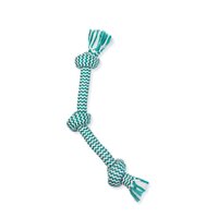 Mammoth Flossy Chews Extra Fresh 3 Knot Tug Interactive Dog Toy - 3 Sizes image
