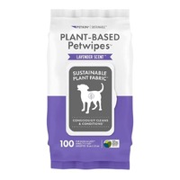 Petkin Plant-Based Pet Wipes for Cats & Dogs Lavender Scented - 2 Sizes image