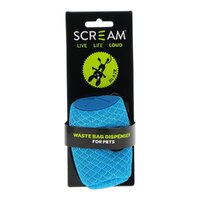 Scream Pet Waste Bag Dispenser w/ Clip No Bag Included 4.5 x 8cm - 4 Colours image