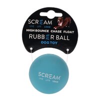 Scream Rubber Ball Outdoor Interactive Play Dog Toy 5cm - 4 Colours image