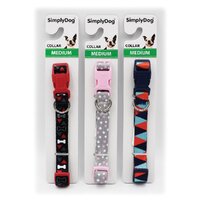 Simply Dog Heat Transfer Pattern Dog Collar Carton of 48 - 2 Sizes image