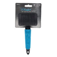Zeez Comfort Self-Cleaning Slicker Brush for Cats & Dogs - 2 Sizes image